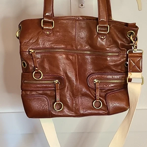 Tarnish Brand Deep Brown Leather Bag - Picture 2 of 9